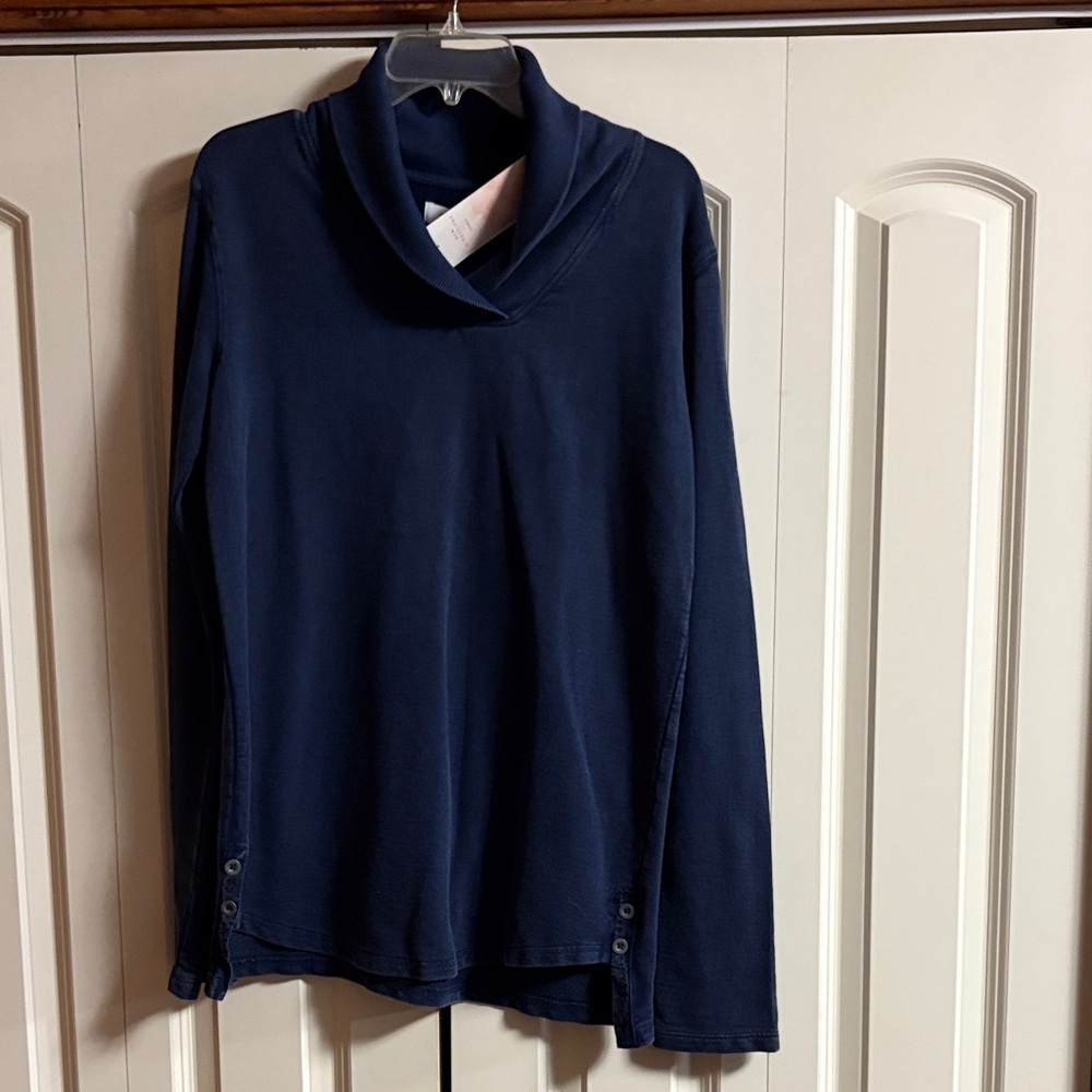New Directions Dark Blue over sized shirt.